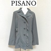 画像1: PISANO　テーラードジャケット　ライトアウター　花粉　撥水　玉虫色モスグリーン　L