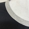 画像4: TROIS DEUX UN　トロワドゥアン　半袖カットソー　黒　シルバー刺繍　Ｆ2 (4)