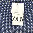 画像3: ZARA　レディース　ストレッチパンツ　ジャガード柄　ブルー　42 (3)