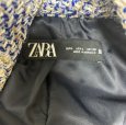 画像6: ZARA　ザラ　大きいサイズ　レディース　チェスターコート　ツィード　ブルー　Ｌ  レディース アウター (6)