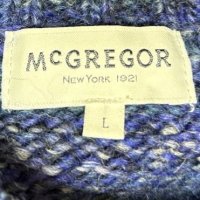 画像3: McGREGOR 　マックレガー　レディース　ミックスニット　長袖ニット　ブルー