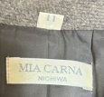 画像6: NICHIWA MIA CARNA　カシミヤウール　ステンカラージャケット　11号　ベージュ (6)