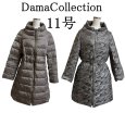 画像1: DamaCollection　ダーマコレクション　レディース　リバーシブル　ダウンコート　グレー　カモフラ　11号 (1)