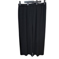 画像2: NAUW CLOSET ベルメゾン アコーディオンプリーツ ワイドパンツ　黒　6L