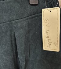 画像3: Wig Wag　レディース　大きいサイズ　ゆったりパンツ　スウェード調　モスグリーン　4L