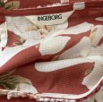 画像8: INGEBORG(インゲボルグ)　プルオーバー　シアーブラウス　半袖　レッド系　花柄 (8)