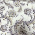 画像6: ローラアシュレイ　ワンピース　膝下　ノースリーブ　フラワープリント　紫花柄　白　9号 (6)