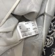 画像8: ローラアシュレイ　ワンピース　膝下　綿麻　ノースリーブ　黒　アジアンフラワープリント　13号 (8)