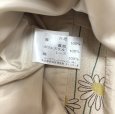 画像7: ローラアシュレイ　ワンピース　膝下　　キーネック　綿麻　ノースリーブ　ベージュ　グリーン　ボタニカルプリント　13号 (7)
