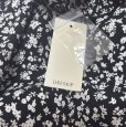 画像6: DRESKIP　ドレスキップ　ロングワンピース　ハンドカラー　半袖　フラワープリント　モノトーン花柄　白　黒　L (6)