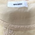 画像4: SUPER HAKKA　スーパーハッカ　レディース　Tシャツ　半袖　レース　シフォン　マスタード　鳥　稲穂　刺繍 (4)