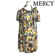画像1: MERCY　カナダ製　ビンテージコットンワンピース　半袖　ロング　花柄　フラワープリント　 (1)