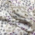 画像8: ESPIE エスピエ　オールシルク　シフォンスカート　ひざ丈　レトロ花柄　アイボリー　M (8)