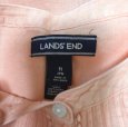 画像4: ランズエンド　 LANDS' END レディース　リネン　プルオーバーシャツ　サーモンピンク　11号 (4)