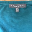 画像5: ローラアシュレイ　Laura Ashley 　レディース　カットソー　ビジュー付き　長袖　エメラルドグリーン　42号　 (5)