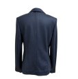 画像4: Aquascutum　Lanificio Faliero Sarti　アクアスキュータム 　レディース　テーラードジャケット　ワンボタン　ネイビー　L　11号 (4)