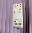画像3: ユニクロ　レディース　シフォンプリーツロングスカート　ＸXＬ　ピンク　無地 (3)