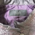 画像4: IVISUTO　ハイネック　中綿コート　刺繍入り　ダークパープル　42号 (4)
