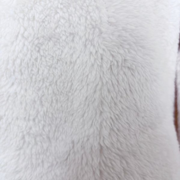 画像6: ユニクロ　レディース　フリースボアジャケット　ホワイト　L (6)