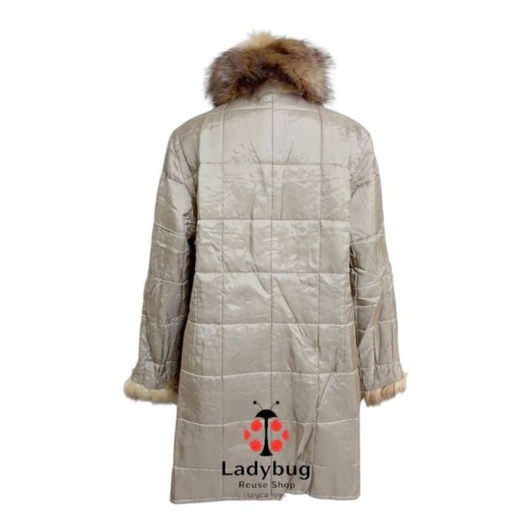 画像7: レリアン　 キルティングコート　シルクブレンド　シャンパンベージュ　中綿ライナー付き　11号　 (7)