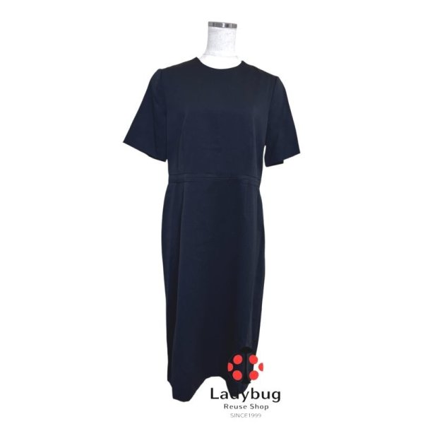 画像2: ブラックフォーマル　ワンピーススーツ　礼服　喪服　ジャケット　半袖ワンピース　15号　夏 (2)