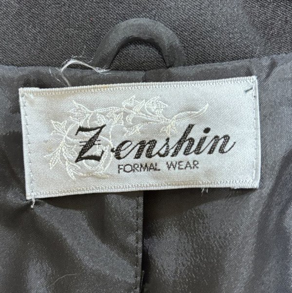 画像5: ブラックフォーマル　ワンピーススーツ　礼服　喪服　ジャケット　半袖ワンピース　15号　夏 (5)