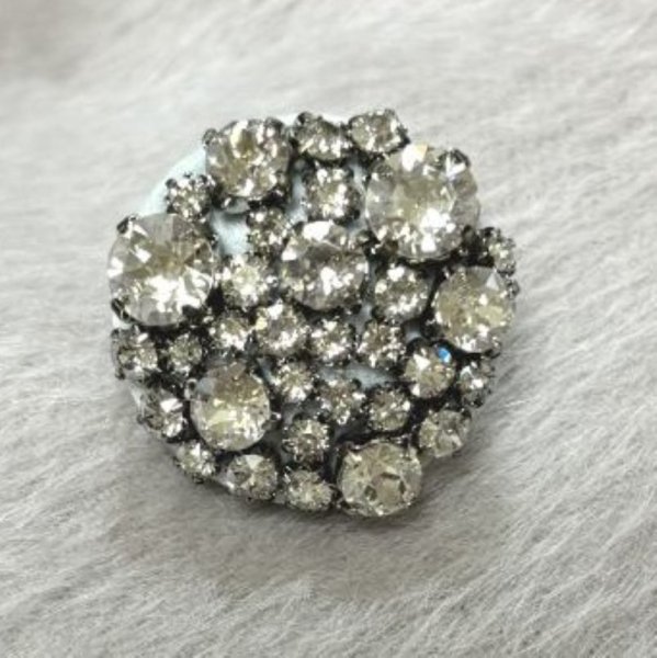 画像14: TO BE CHIC　アルパカビーバーロングコート　スワロフスキーブローチ　ウエストリボン　ダブルブレスト　44号　グレー　新品タグ付き (14)