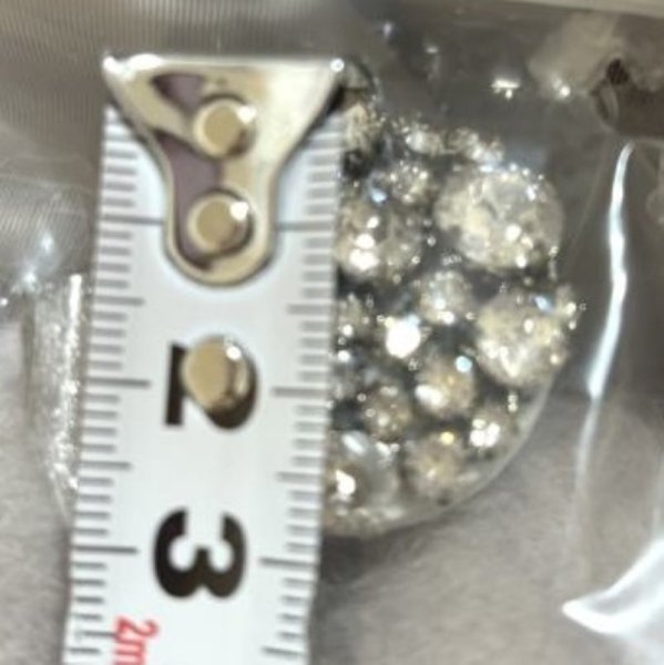 画像16: TO BE CHIC　アルパカビーバーロングコート　スワロフスキーブローチ　ウエストリボン　ダブルブレスト　44号　グレー　新品タグ付き (16)