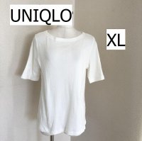 画像1: UNIQLO ユニクロ 5分袖 Tシャツ 大きいサイズ XL