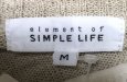 画像7: タグ付き element of SIMPLE LIFE シンプルライフ レディース レイヤード風 セーター リネン M (7)
