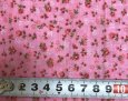 画像2: プリント布地 花柄 フラワープリント コットン 綿 ピンク 幅150×300 (2)
