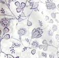 画像4: 綿100　コットン生地　北欧　プリント　白　パープル　ボタニカル　花　ゴールド　幅112×300　 (4)