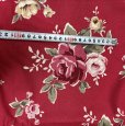 画像2: ルシアン　ファンシーファブリックコレクション　フラワーシュガー　シーチングコットン　生地　赤　レッド　大きな花柄　110×400 (2)