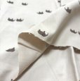 画像3: コーデュロイ生地　ぞうプリント　パステルピンク　細畝　ストレッチなし　110×200 (3)