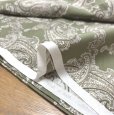 画像5: EVENBERRY コットン生地　日本製　ペーズリー柄　グリーン　112×420 (5)