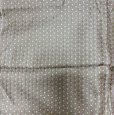画像1: ポリエステル　生地　花刺繍　和風　グレー　光沢　サテン　150×230 (1)