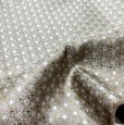 画像2: ポリエステル　生地　花刺繍　和風　グレー　光沢　サテン　150×230 (2)
