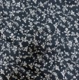 画像1: レーヨン　夏　薄手　アジアン　ボタニカルプリント　先染め　黒　100×275 (1)