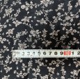 画像2: レーヨン　夏　薄手　アジアン　ボタニカルプリント　先染め　黒　100×275 (2)