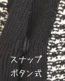 画像5: ATSURO TAYAMA(アツロウ タヤマ)　レディース ニット ポンチョ カーディガン　黒 (5)