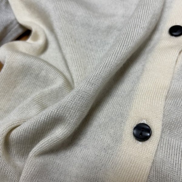 画像3: グローバルワークレディース  vネック  ニットカーディガン  薄手  L ベージュ 秋 (3)