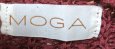 画像5: MOGA モガ　レディース ロングニットカーディガン えんじ　レッド (5)