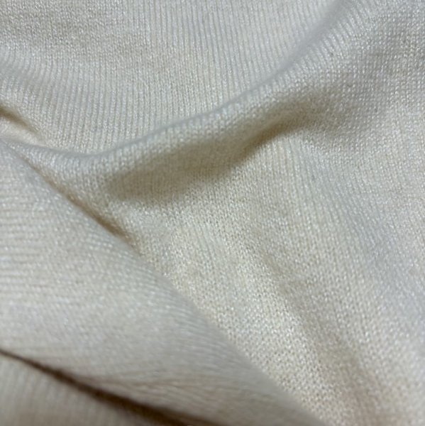 画像7: INDIVI (インディヴィ)　ボタンレス　ウールニット　カーディガン　アイボリー　M (7)