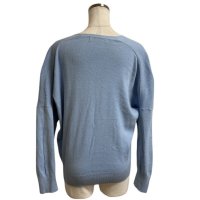 画像3: 処分品　URBAN RESEARCH　ROSSO　レディース　セーター　長袖　Vネック　ライトブルー