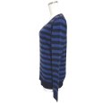 画像3: Burberry　バーバリー　レディース　ボーダーニット　カシミヤブレンド　長袖セーター　青　黒　M (3)