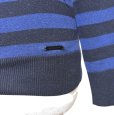 画像5: Burberry　バーバリー　レディース　ボーダーニット　カシミヤブレンド　長袖セーター　青　黒　M (5)