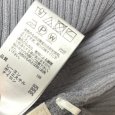 画像10: any SiS（エニィスィス）エニシス　ケーブルニット　アシンメトリー　Vネック　長袖セーター　ラベンダーブルー　M (10)
