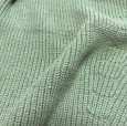 画像6: IEDIT　しっかり厚手のコットンリブニット　長袖　Vネック　ライトグリーン　M (6)
