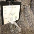 画像7: タグ付き natural vintage 7分袖 ツィード ショートジャケット ショートトレンチ ブラウン M 秋 アウター (7)