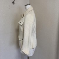 画像2: ICB ウール きれいめジャケット オフホワイト 7号